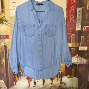 Velvet Heart Button Up Shirt